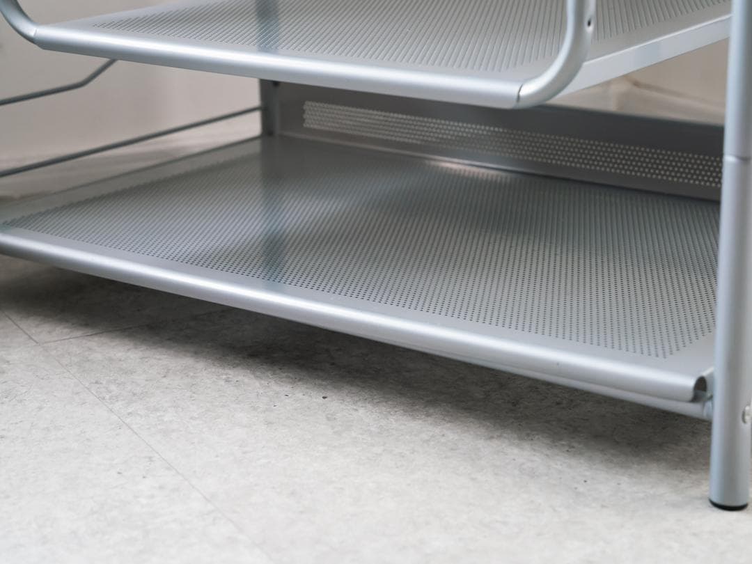 80-90´s vintage パンチングメタル テーブル/TVボード モダン