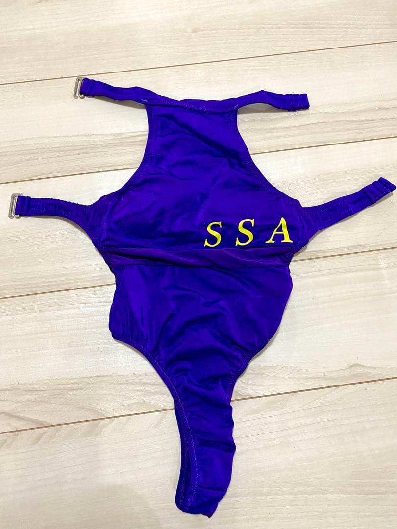Sサイズ　モノキニ ブラック&パープル（ノーマル&ルーキー）