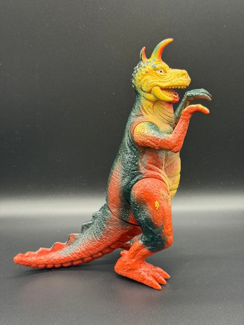 ポピー シーグラ キングザウルスシリーズ 足型付 ソフビ 当時物