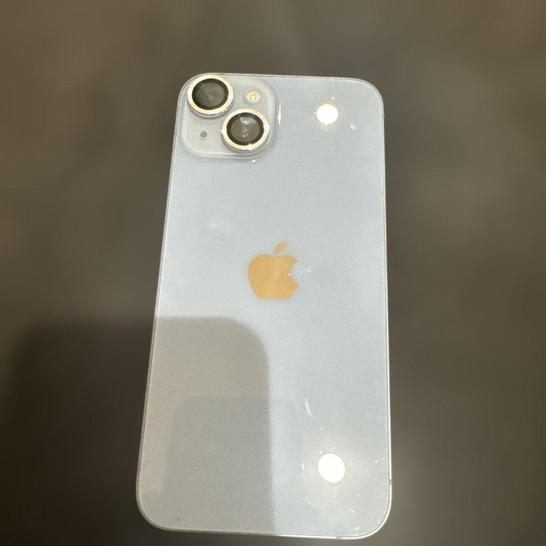 iPhone14 本体　水色　使用感あり 中古】セール対象品 iPhone14 128GB ブルー MPVJ3J／A SIMフリー