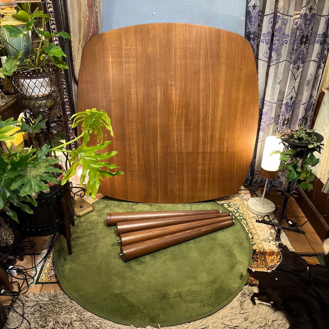 ヴィンテージ アッシュソリッド　ダイニングテーブル　丸テーブル