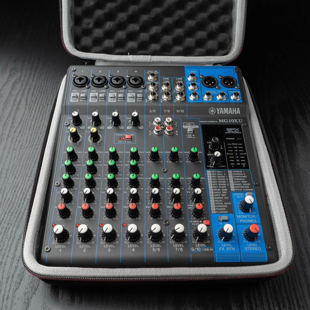 YAMAHA ヤマハMG10XU アナログミキサー &ハードケースセット