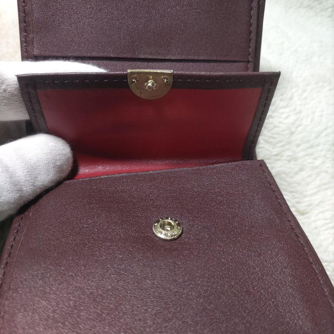 皇居 皇室 限定 折り財布 本革 こげ茶