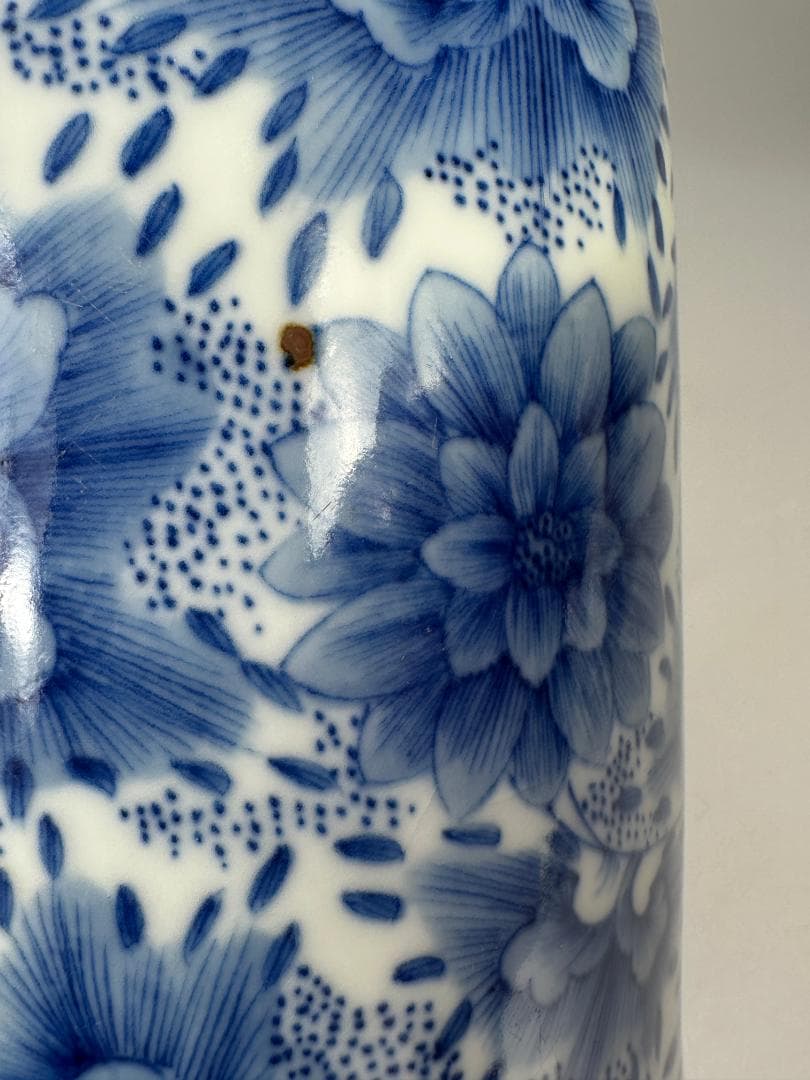 中国美術 煎茶道具 茶器 青花花卉文茶壺 染付茶入 時代 古物 唐物