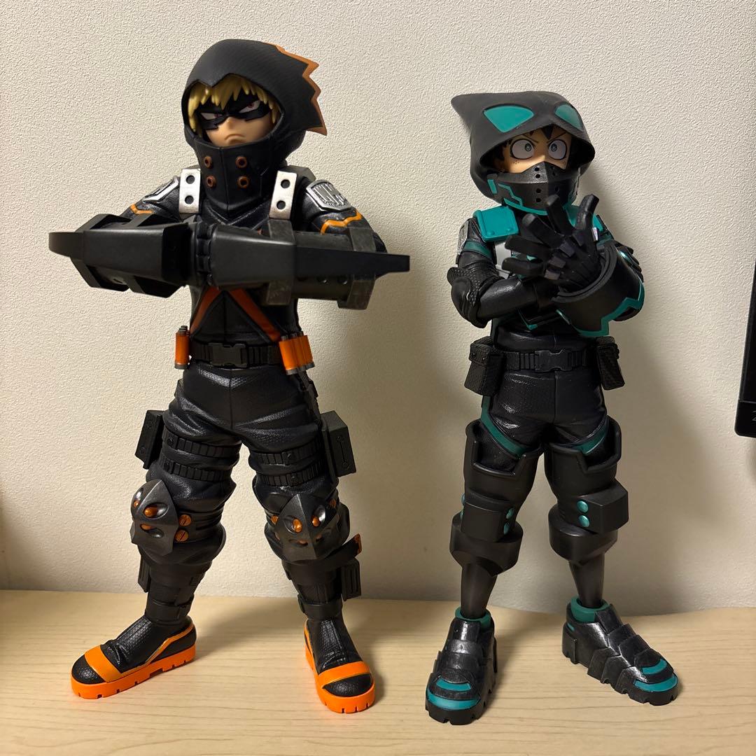 ヒロアカ一番くじ デク＆かっちゃんフィギュアセット