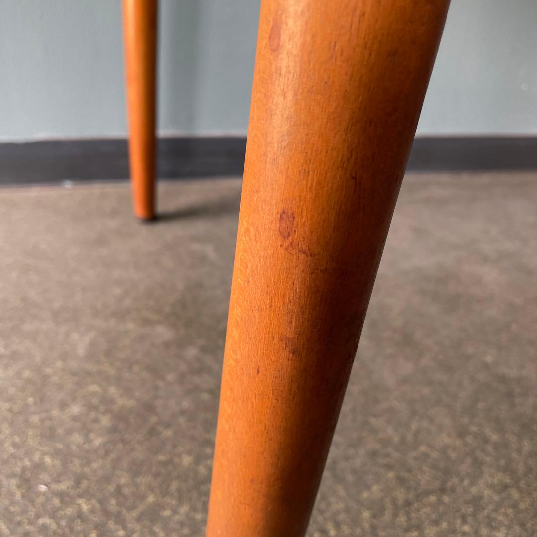 昭和レトロ　ミッドセンチュリー　北欧ヴィンテージ風　ダイニングテーブル　大理石風