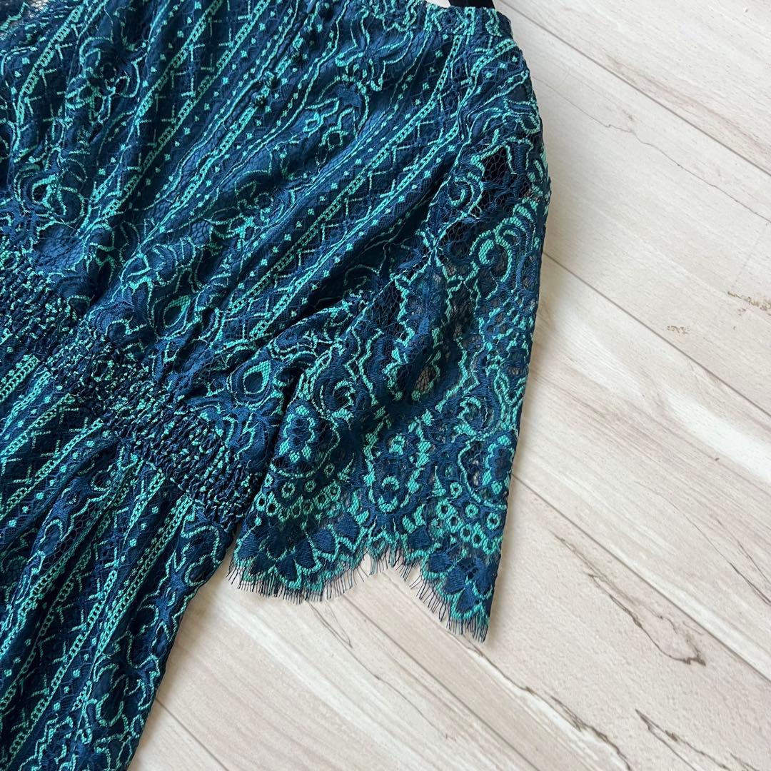 極美品】大きいサイズ プールヴー パーティー レース刺繍 オケージョン