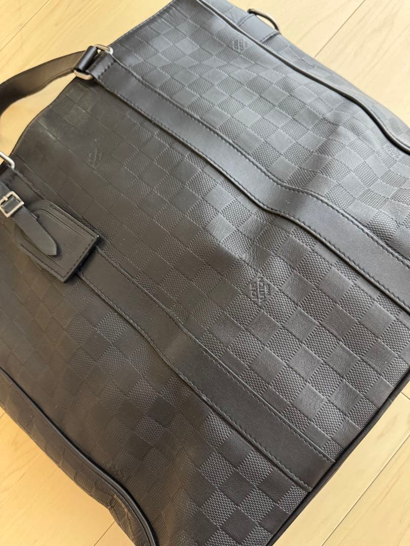 【ジャンク品】ルイヴィトン タダオPM ダミエアンフィニ ブラック レザー