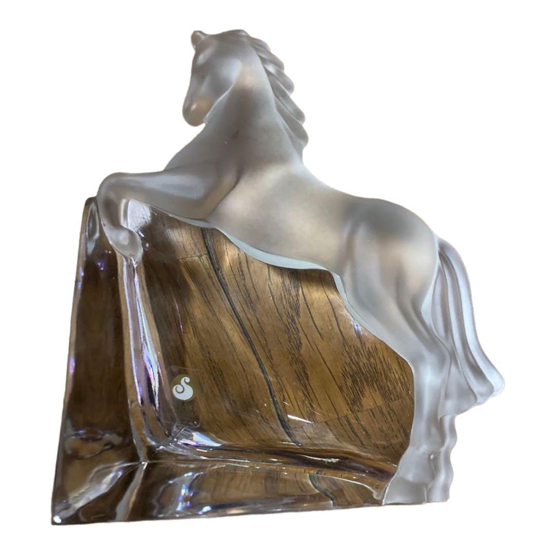 佐々木クリスタルガラス 馬 - メルカリ