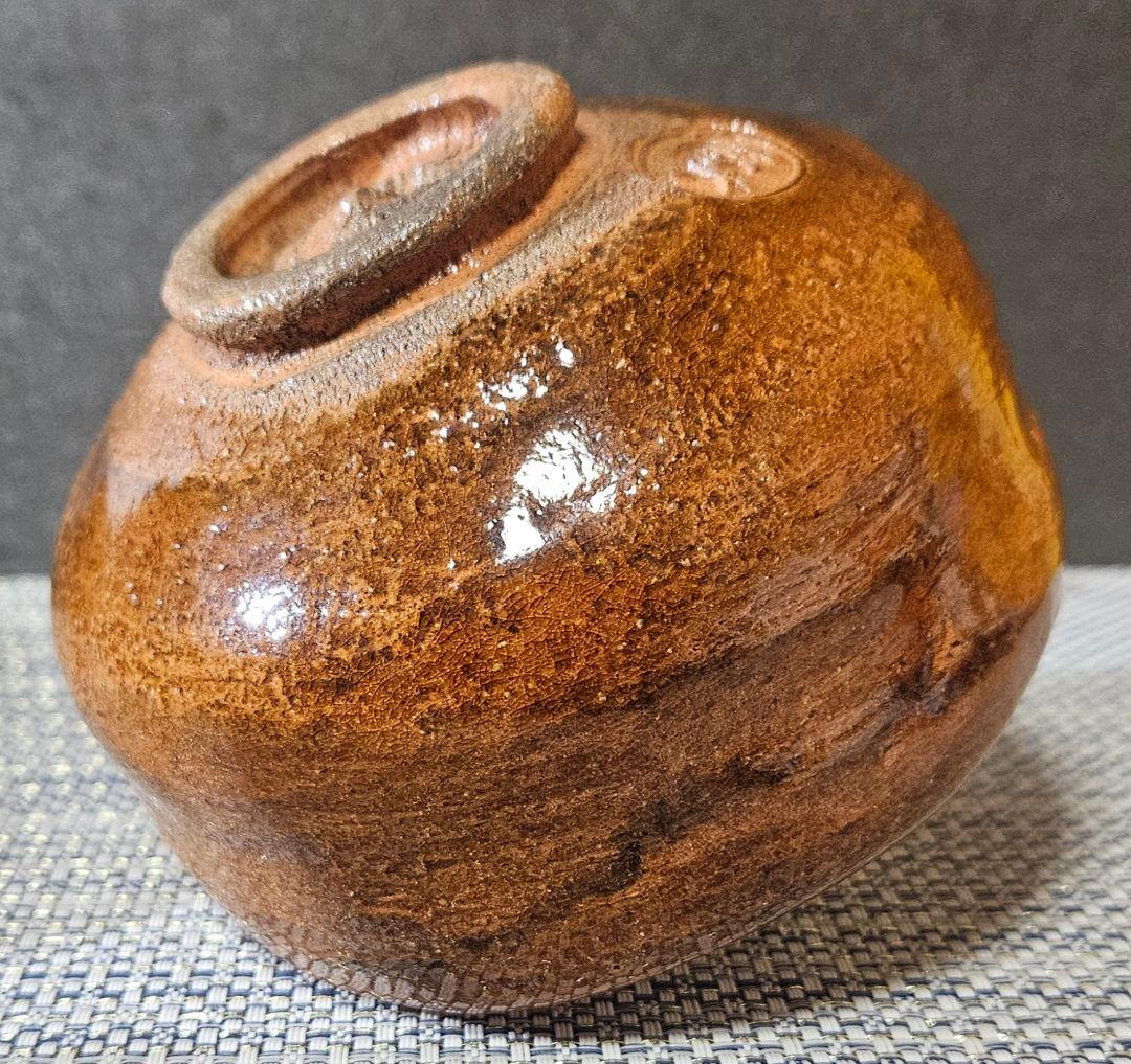 大樋焼 九代 大樋長左衛門 造 飴釉茶碗 共箱 茶道具 茶器 - メルカリ