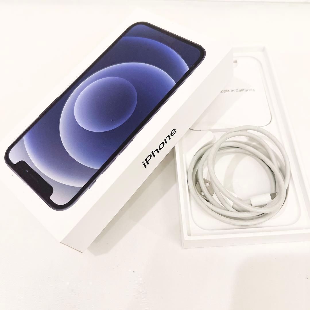 iPhone 12 Mini ブラック 256GBSIMフリーバッテリー100％