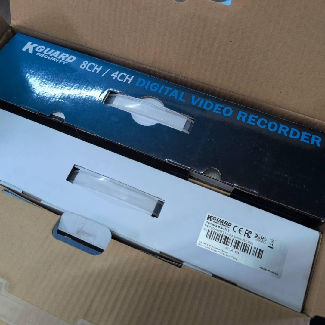 K-GUARD】防犯カメラ録画装置セット 未使用ですが長期保管品☆東京/