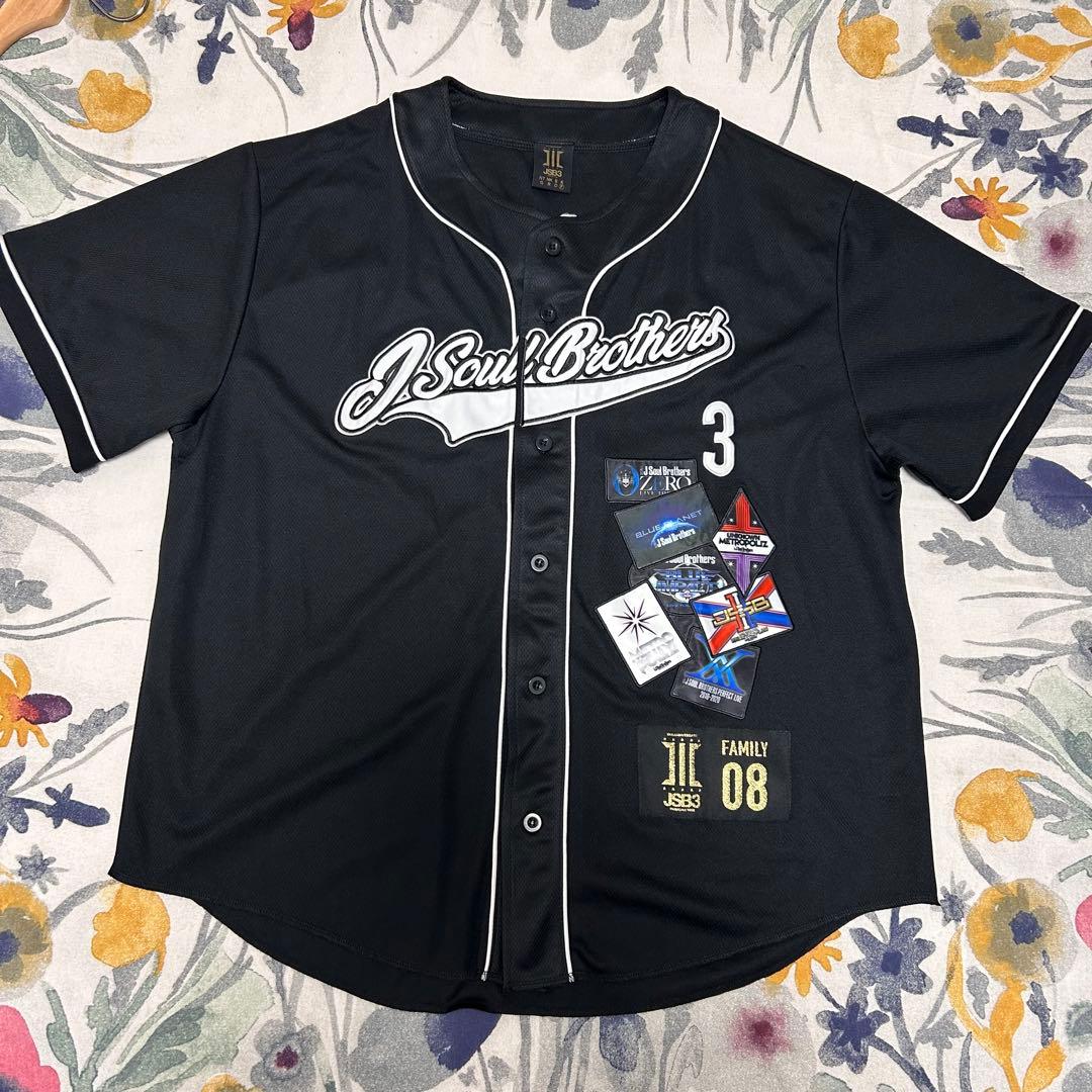 三代目JSB 黒 ユニフォーム 背番号8 10周年 ツアー グッズ アパレル