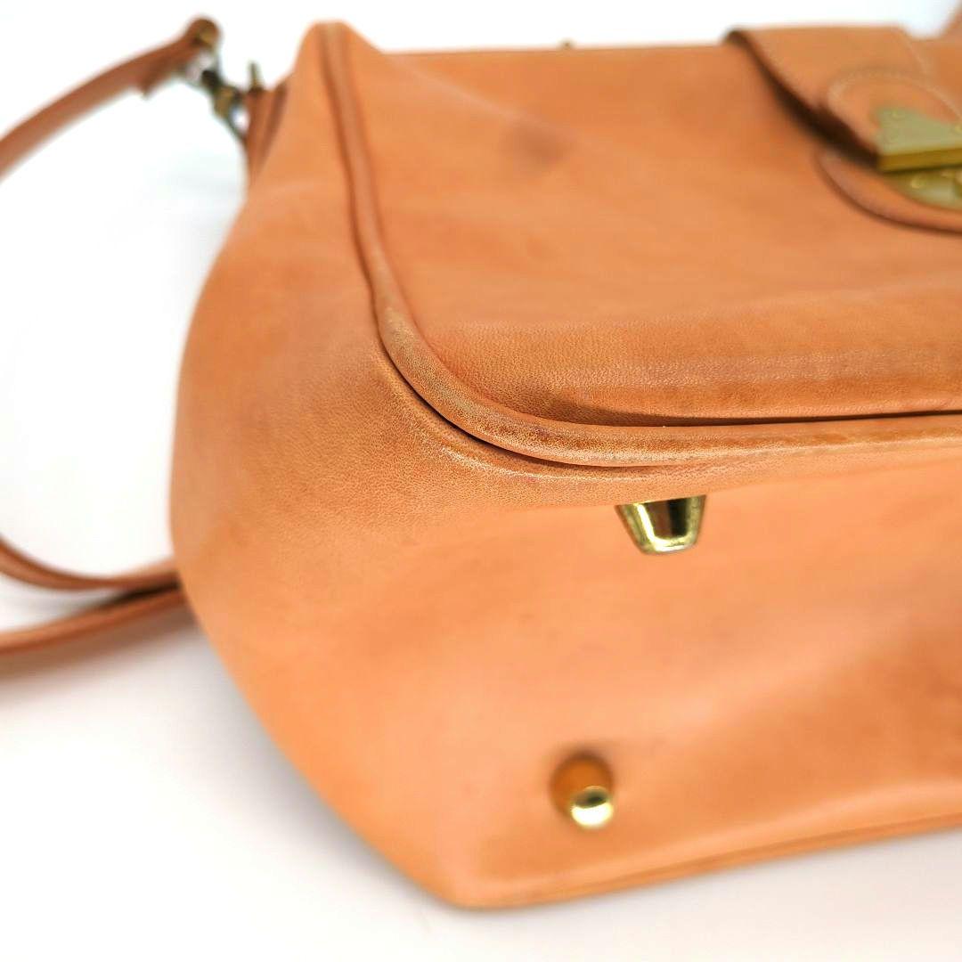 【美品】ブリー ダレスバッグ 2way ヌメ革