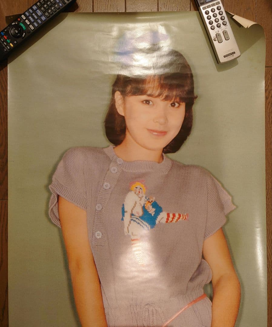松本ちえこ　等身大ポスター　激レア 昭和アイドル 松本ちえこ 帯付きLP 3枚セット 希少ポスター付属 - メルカリ