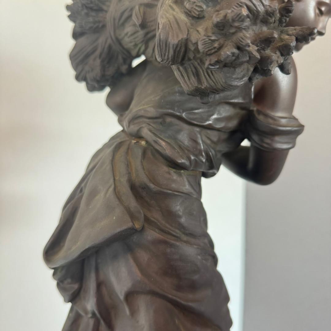 たぬき様専用 E◇美女像 ブロンズ 置物 刻印あり 銅製 美品 - メルカリ