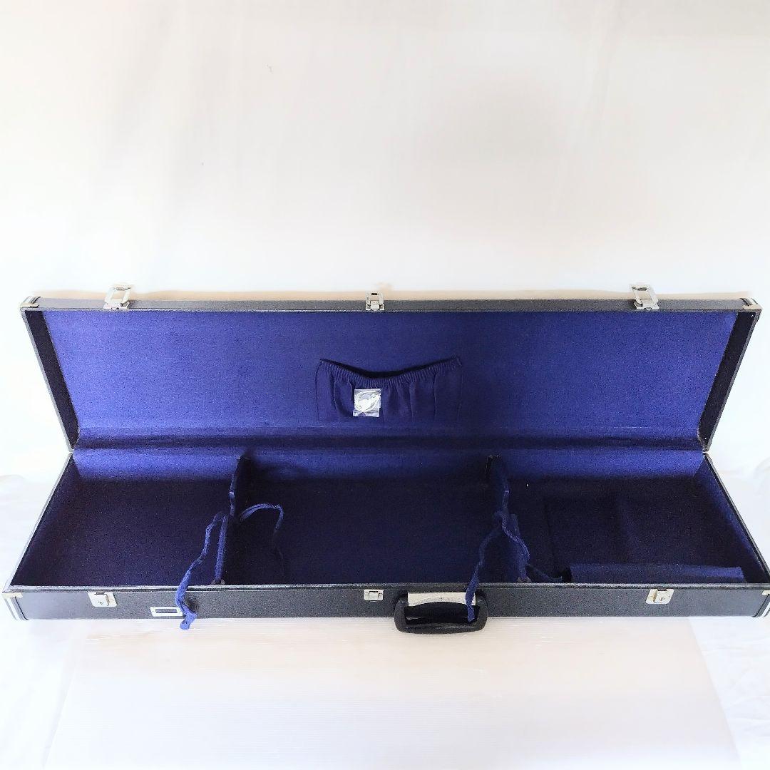 訳有り[破れ]三味線 花梨 民謡 長唄用 ハードケース付き