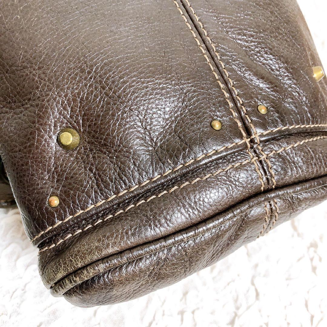 Chloe クロエ　パディントンバッグ　南京錠　ブラウン y2k ダークブラウン