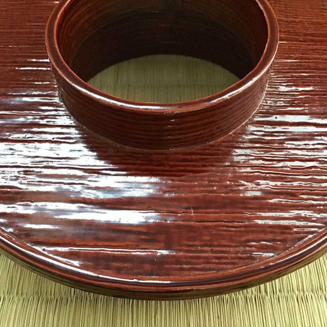 茶道具 柿合わせ天目台 初代楽只斎好 松尾流十代不染