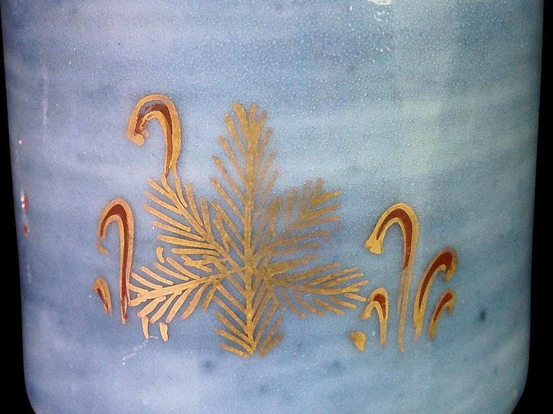 古伊万里 薄瑠璃色 若松の図 のぞき 猪口 C833 AS-CYe - メルカリ