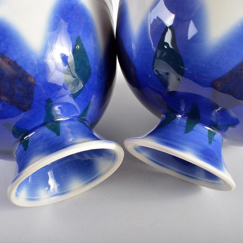 和食器 仁一作 高台小鉢揃 5客 共箱 V 6209C