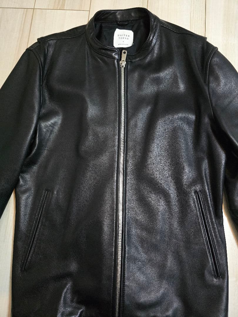 United Tokyo シングルラムレザーライダースジャケット XL 4 - メルカリ