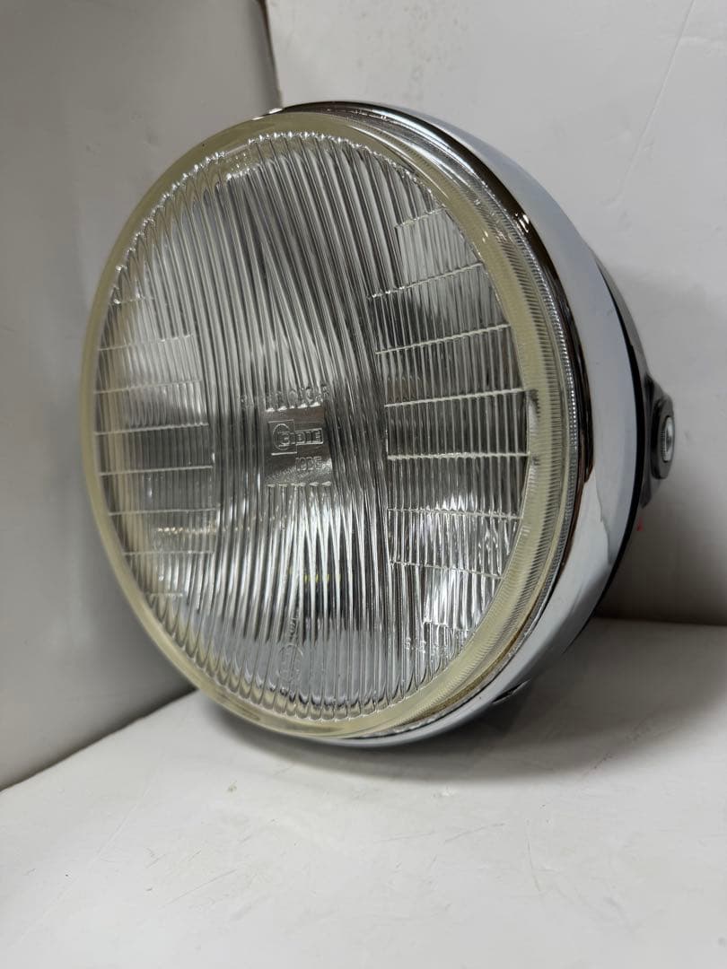 希少当時物シビエスーパーオスカー180πシビエ凹みレンズ付ヘッドライト