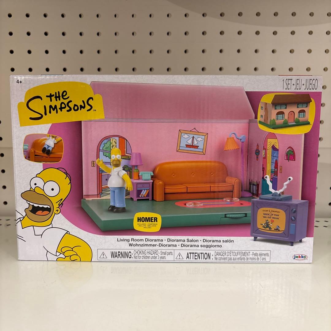 アメコミ The Simpsons Living Room Diorama The Simpsons Living Room Diorama Playset : Target
