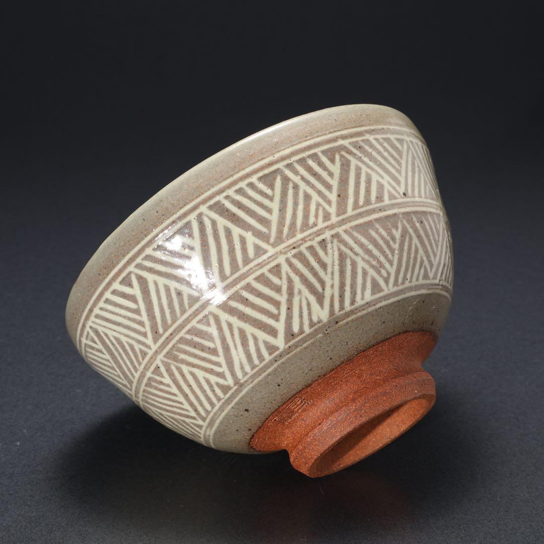 数茶碗10個 三島 福森研晃 共箱 美品 R1629ラ3