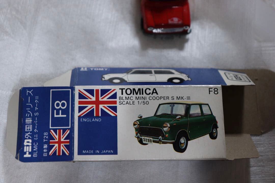 日本製　トミカ　外国車シリーズ　BLMC ミニ　クーパー　マークIII F8