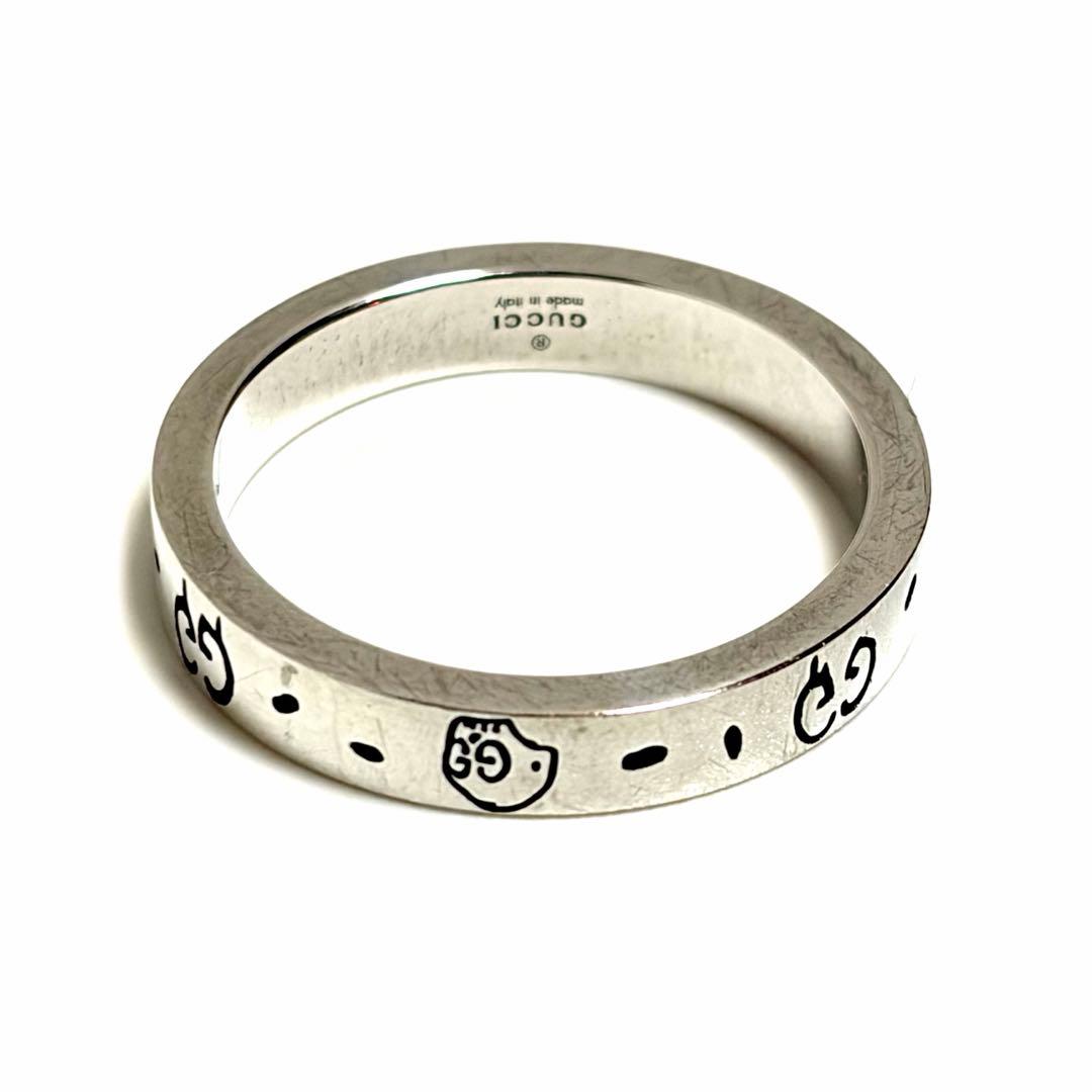GUCCI リング ゴースト GGロゴ スカル シルバー925 アクセサリー