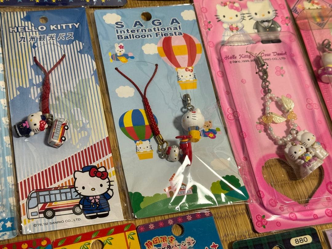 レア　キティ　根付け　ストラップ　まとめ売り　65点