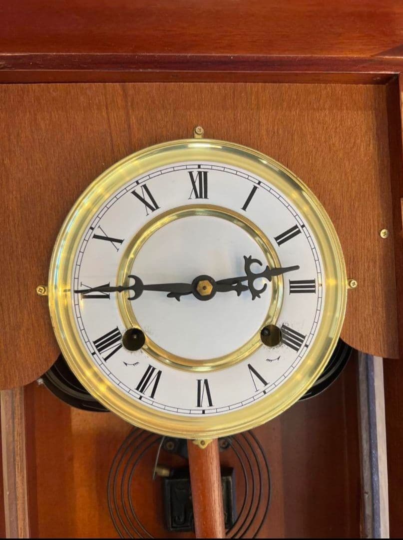 クラシック木製振り子時計