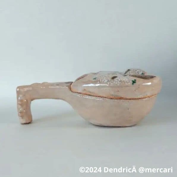 新品未使用　琵琶香合　雲錦　四代眞清水藏六作　桜　紅葉