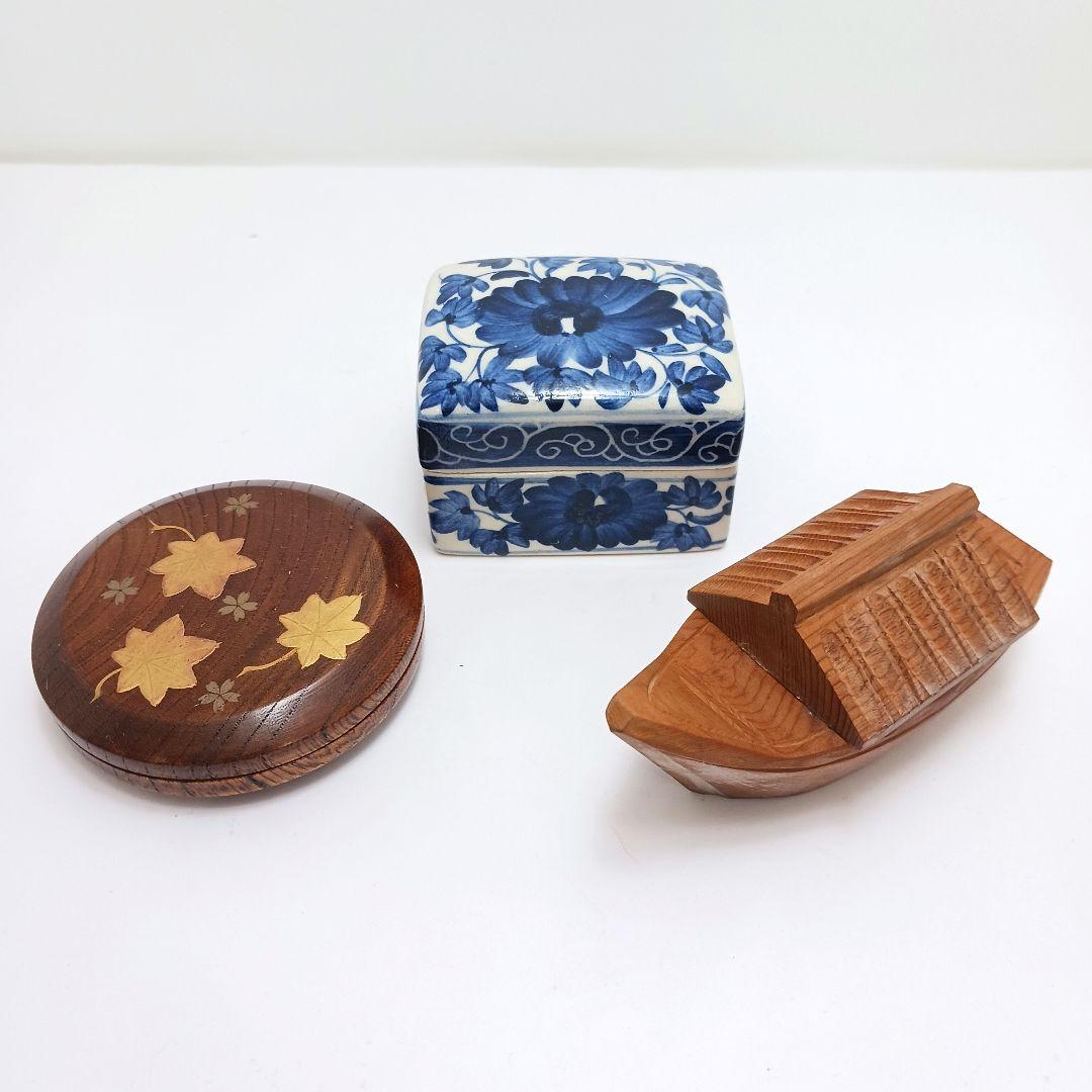 大人気，品質保証 【佳香】川本 光春 祥桑軒 割香合 共箱 茶道具 本物