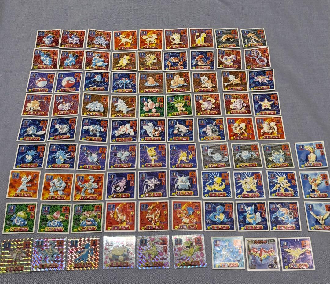 ポケモン 初代 最強シール列伝 改 箱付き未開封 18パック➕おまけ