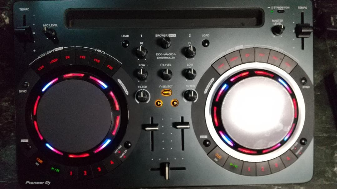 DDJ-WEGO4-K ACアダプター i-Phone、音声、USBコード類付 DDJ-weGO4