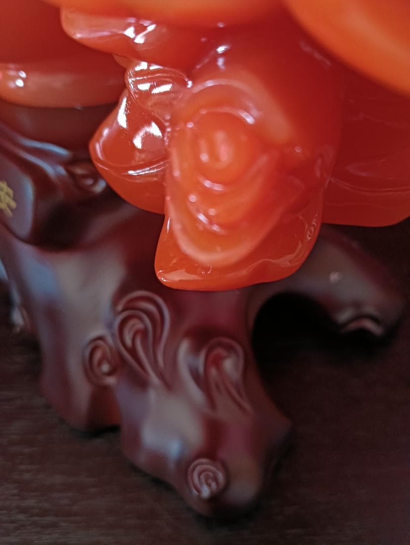 おすすめ！中国工芸品 牡丹の花置物 風水アイテムの通販はau PAY