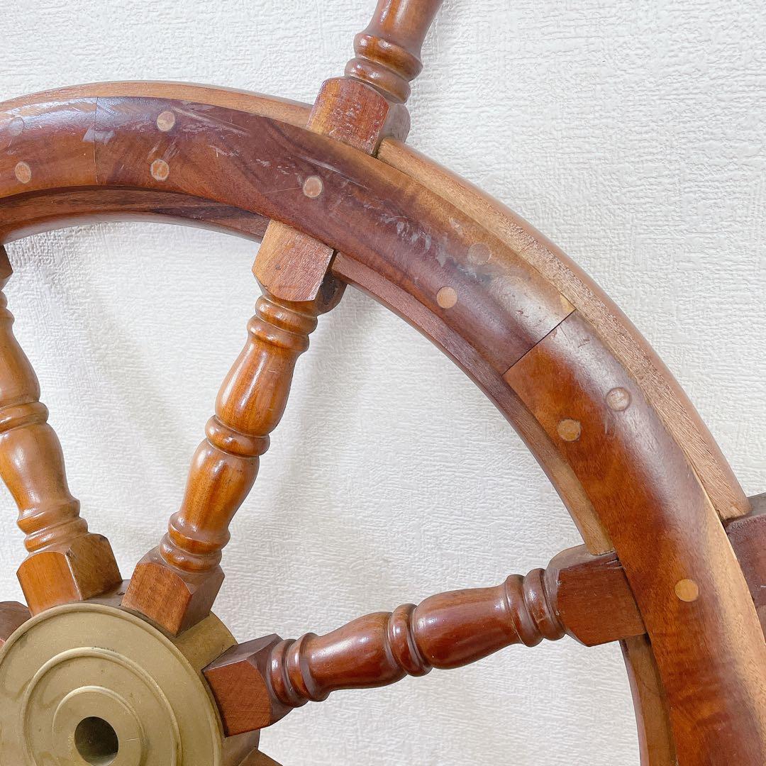 船 舵 かじ インテリア お洒落 バー レストラン 木製