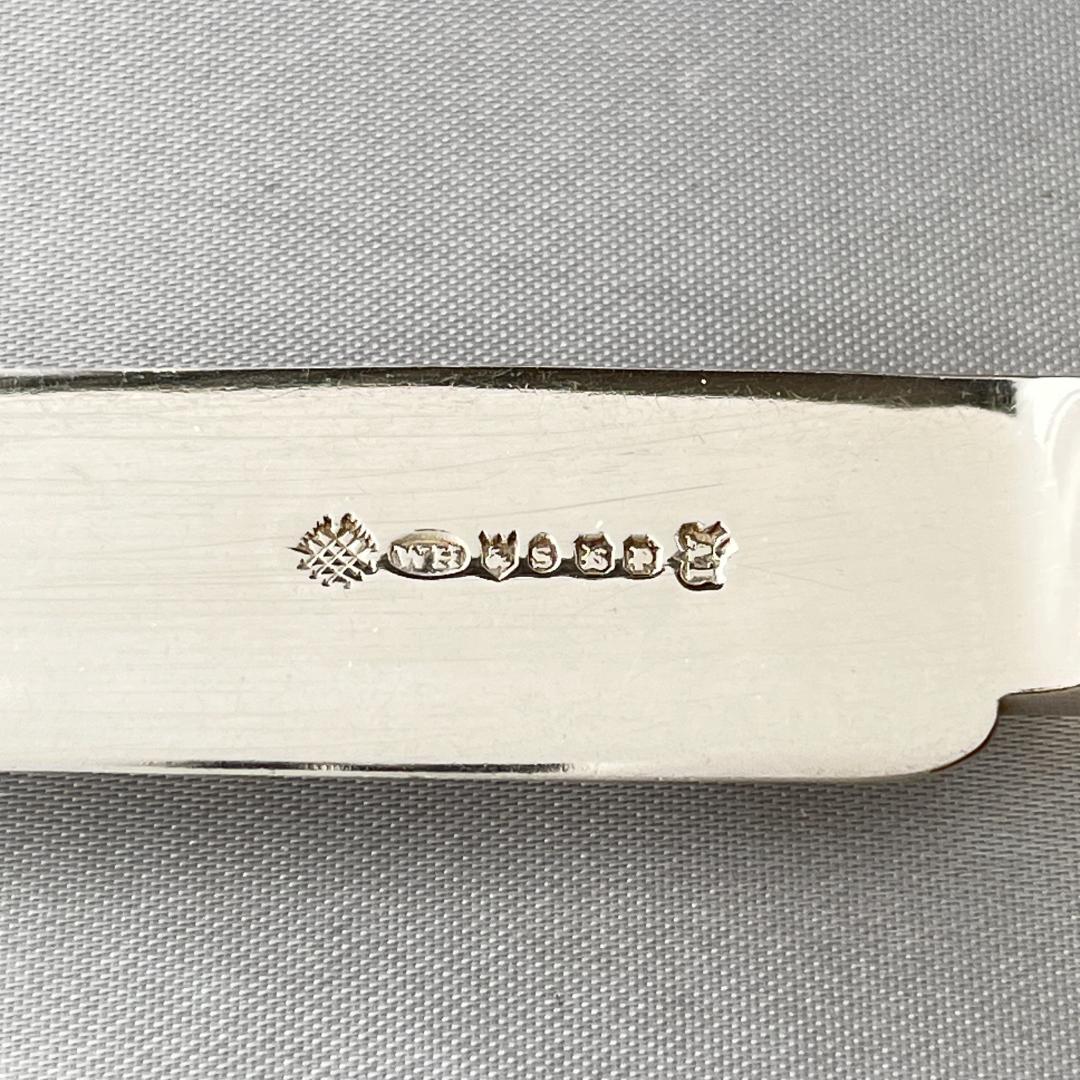 William Yates 】【純銀継手 / 白蝶貝】アールデコ パストリー