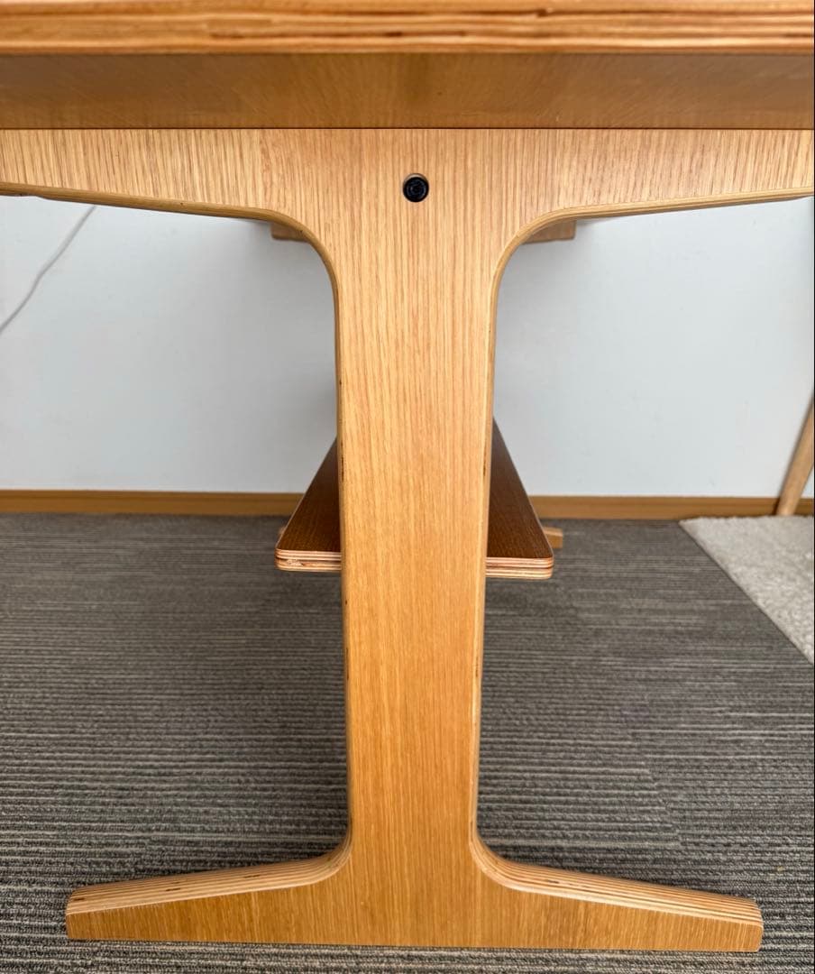 値下げ★天板保護あり★無印良品 リビングでもダイニングでも使えるテーブル