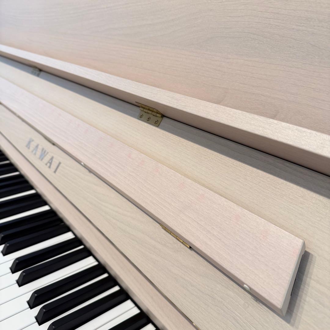 最終値下げ【美品/定価53万】カワイ アップライトピアノ（NF-15 Blanc