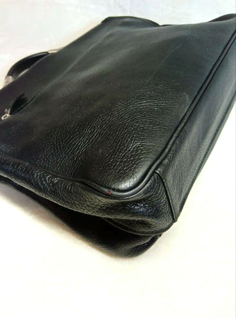 【希少】POTER ダレスバッグ　ヴィンテージ　シボレザー　ブラック