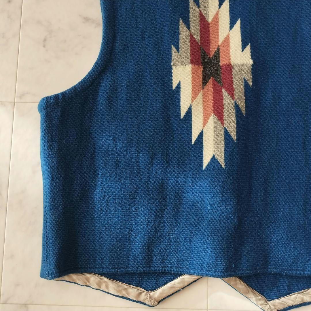 希少 赤タグ ORTEGA’S ブルー 40 ポインテッドチマヨベスト オルテガ