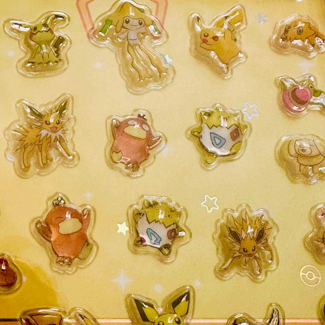 韓国限定 ポケモン ボンボンドロップ シール セット 正規品 8枚