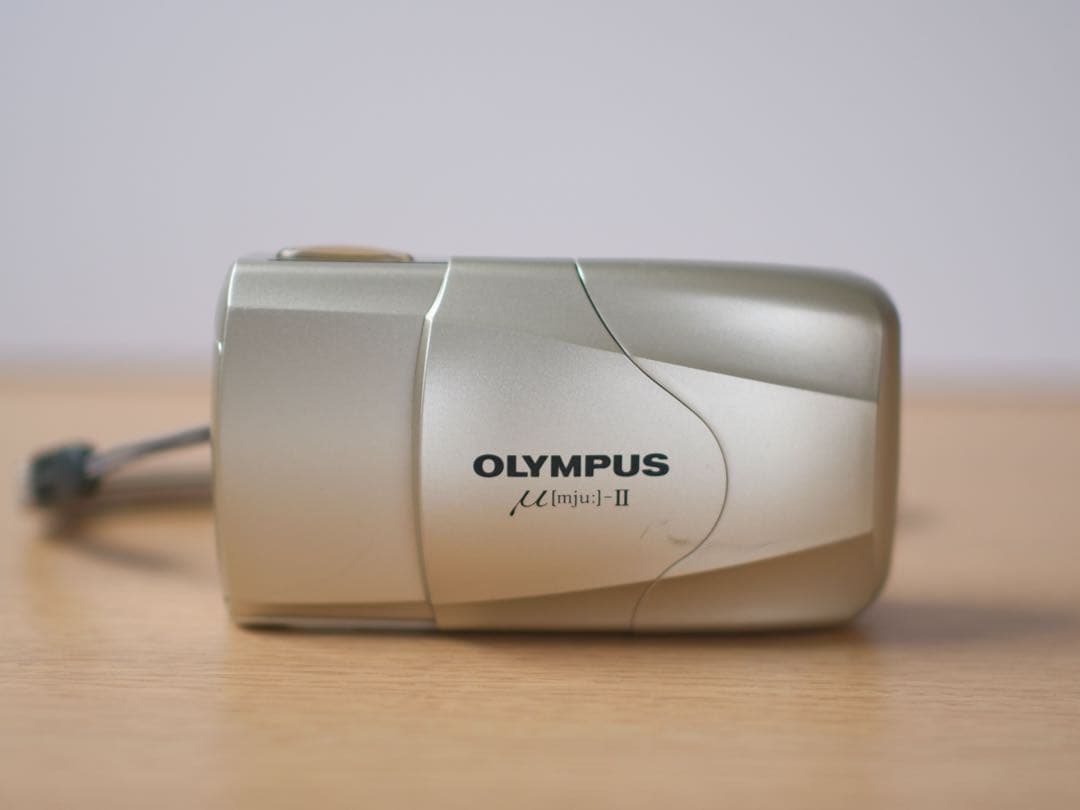 OLYMPUS μ[mju:]-II シルバー フィルムカメラ