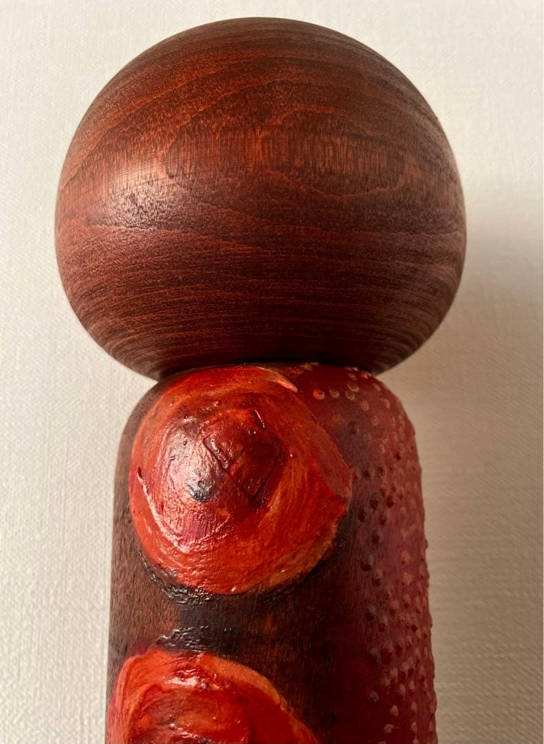 渡辺 正雄 Masao 創作 こけし Kokushi doll 薔薇 レトロ