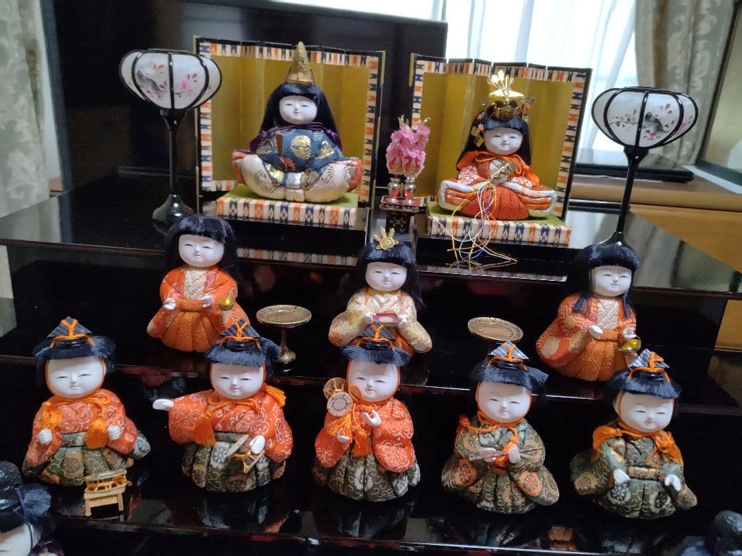 木目込みミニ雛人形