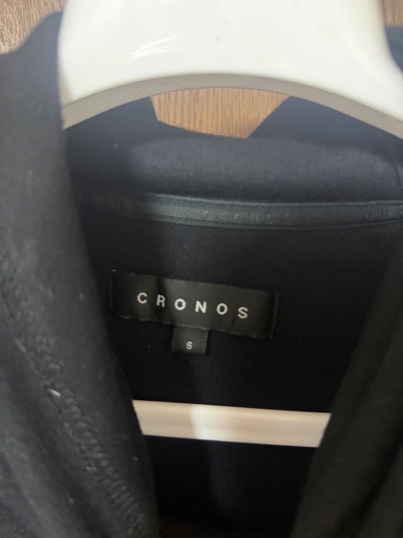 CRONOS ブラック パーカー Sサイズ