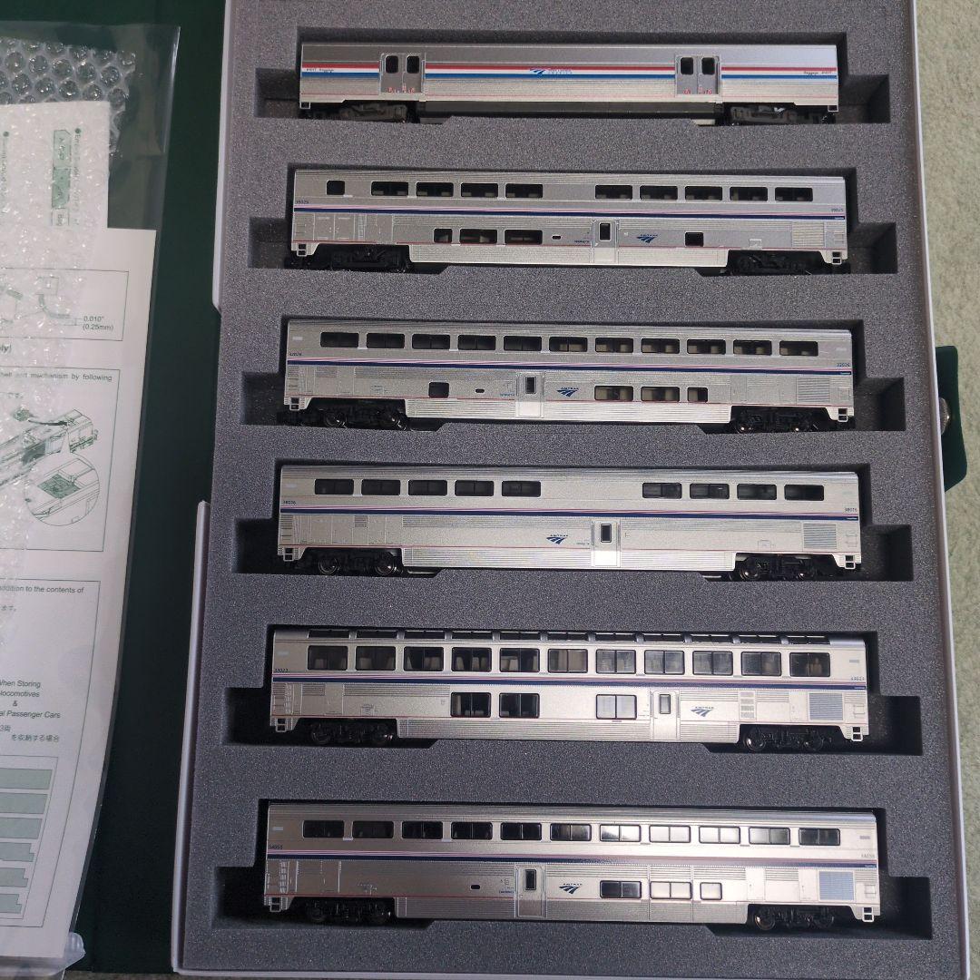 KATO Amtrak Superliner I Phase VI 6両セット Kato N 10-1789 Amtrak Superliner Phase VI 6-Unit Bookcase Set